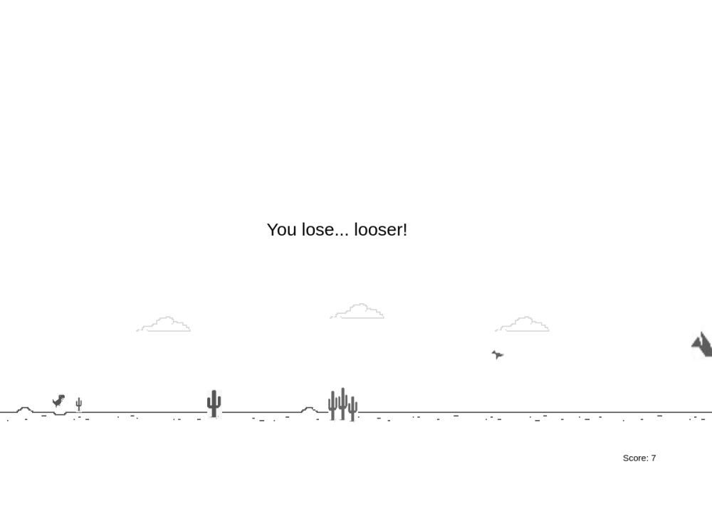 Mozilla Offline T-Rex